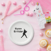 Assiettes En Carton Fête d'anniversaire du baseball (Fête)