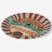Assiettes En Carton Fête d'anniversaire du cirque Bonne Plate d'annive (Angle)