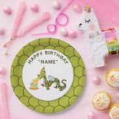Assiettes En Carton Fête d'anniversaire du dragon (Fête)