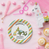 Assiettes En Carton Fête d'anniversaire du dragon (Fête)