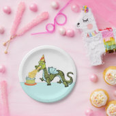 Assiettes En Carton Fête d'anniversaire du dragon (Fête)