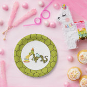 Assiettes En Carton Fête d'anniversaire du dragon (Fête)