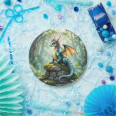 Assiettes En Carton Fête d'anniversaire du garçon à thème Dragon (Fête)