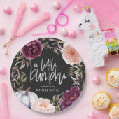 Assiettes En Carton Fête d'anniversaire d'un petit citrouille à l'auto (Fête)