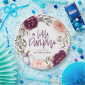 Assiettes En Carton Fête d'anniversaire d'un petit citrouille à l'auto (Fête)