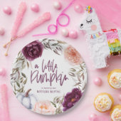 Assiettes En Carton Fête d'anniversaire d'un petit citrouille à l'auto (Fête)