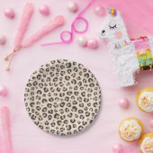 Assiettes En Carton Fête d'anniversaire Empreinte de léopard (Fête)