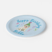 Assiettes En Carton Fête d'anniversaire Grandes Pyrénées Plaques en pa (Angle)