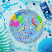 Assiettes En Carton fête d'anniversaire hébraïque (Fête)