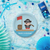 Assiettes En Carton Fête d'anniversaire mignonne de chasse à trésor de (Fête)