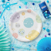 Assiettes En Carton Fête d'anniversaire mignonne d'étoiles et de (Fête)