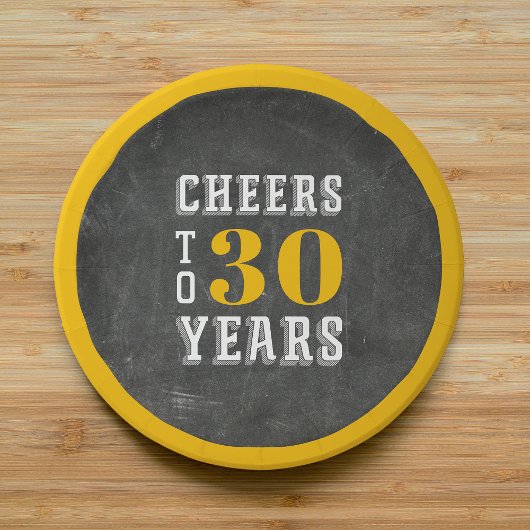 Assiettes En Carton Fête d'anniversaire personnalisée