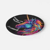 Assiettes En Carton Fête d'anniversaire personnalisée Imaginaire Unico (Angle)