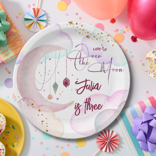 Assiettes En Carton Fête d'anniversaire pour enfants avec une fantaisi