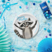 Assiettes En Carton Fête d'anniversaire Racon pour babY 1 (Fête)