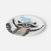 Assiettes En Carton Fête d'anniversaire Racon pour babY 1 (Angle)