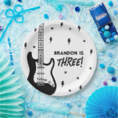 Assiettes En Carton Fête d'anniversaire Rock and Roll (Fête)