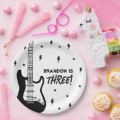 Assiettes En Carton Fête d'anniversaire Rock and Roll (Fête)