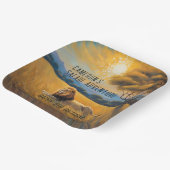 Assiettes En Carton Fête d'anniversaire Safari  (Angulaire)