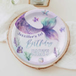 Assiettes En Carton Fête d'anniversaire sous la mer<br><div class="desc">Queue de sirène Sous la mer fête d'anniversaire Papier Plaques Correspondances articles disponibles.</div>