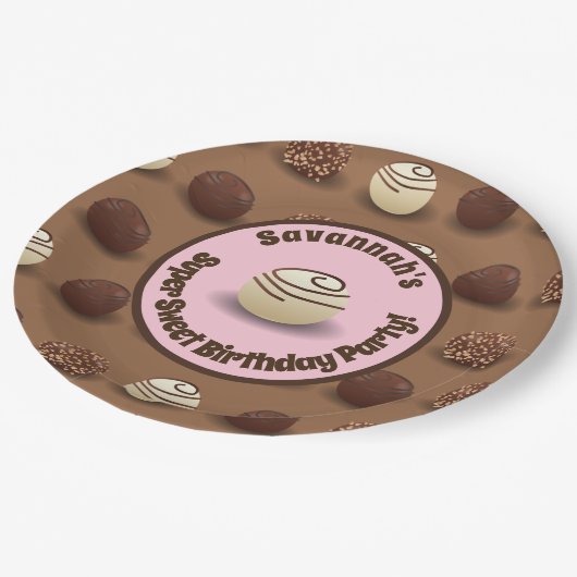 Assiettes En Carton Fête d'anniversaire superbe de fabrication du (Angle)