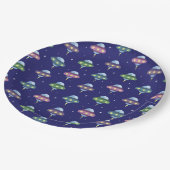 Assiettes En Carton Fête d'anniversaire UFO Space (Angle)