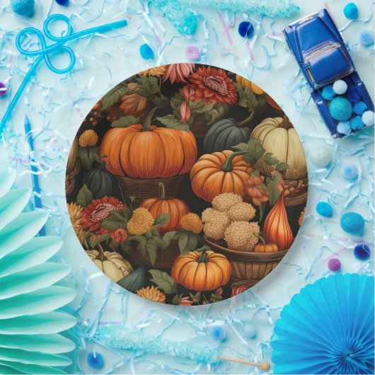 Assiettes En Carton Fête d'automne (Fête)