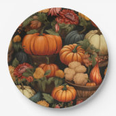 Assiettes En Carton Fête d'automne (Devant)