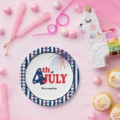 Assiettes En Carton Fête de 4 juillet (Fête)