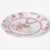 Assiettes En Carton Fête de ballet (Angle)