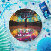 Assiettes En Carton Fête de basket-ball (Fête)