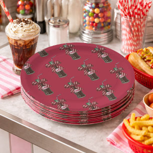 Assiettes En Carton Fête de bouteilles de Cola Soda Pop