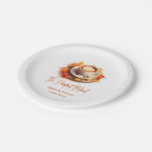 Assiettes En Carton Fête de couples automne mélange parfait (Angle)