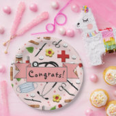 Assiettes En Carton Fête de doctorat (Fête)