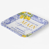 Assiettes En Carton Fête de fiançailles de la Reine de la soirée (Angulaire)