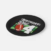 Assiettes En Carton Fête de football 4 ans Thème 4e anniversaire garço (Angle)