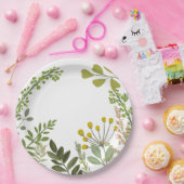 Assiettes En Carton Fête de jardin estivale Evergreen  (Fête)