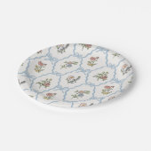 Assiettes En Carton Fête de jardin printanière Coquette florale pastel (Angle)