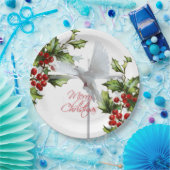 Assiettes En Carton Fête de la colombe de Noël (Fête)