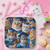 Assiettes En Carton Fête de la Graduation des Chats (Fête)