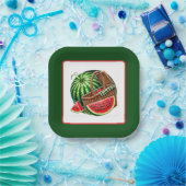 Assiettes En Carton fête de la pastèque (Fête)