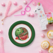 Assiettes En Carton fête de la pastèque (Fête)