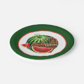 Assiettes En Carton fête de la pastèque (Angle)