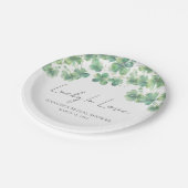 Assiettes En Carton Fête de la Saint-Patrick Chanceux en amour : Récep (Angle)