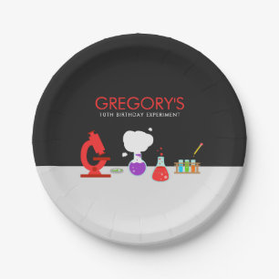 Assiettes En Carton Fête de la science pour enfants