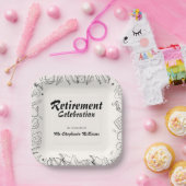 Assiettes En Carton Fête de l'enseignant de l'école de retraite (Fête)