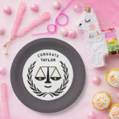 Assiettes En Carton Fête de l'enseignement de droit (Fête)