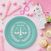 Assiettes En Carton Fête de l'enseignement de droit (Fête)