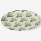 Assiettes En Carton Fête de mariage aquarelle Cactus (Angle)