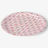 Assiettes En Carton Fête de mariage Coquette Cherry (Angle)